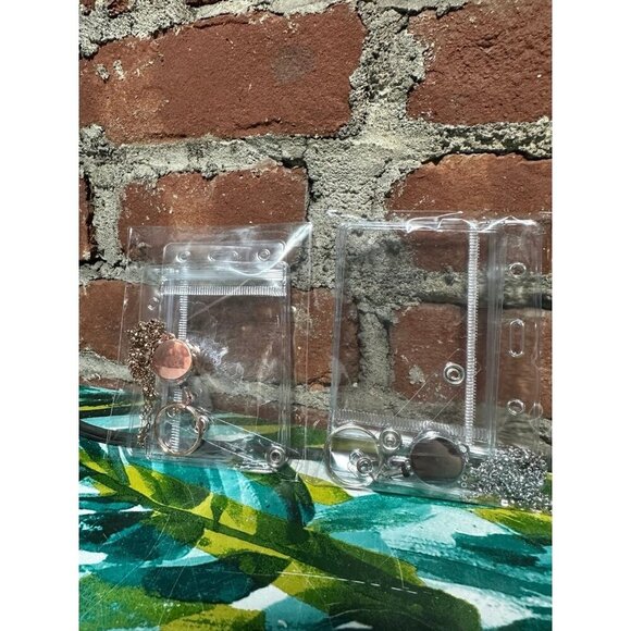 2 piece Retractable Badge Reel Lanyard - Picture 1 of 8